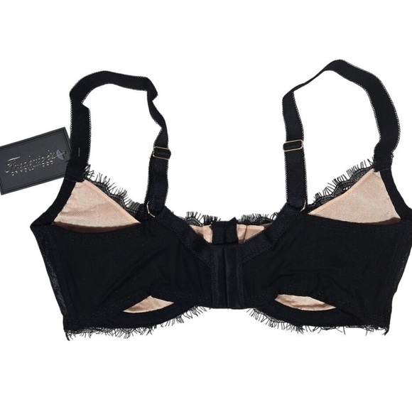 FREDERICK’s of HOLLYWOOD Mindy Open Cup Full Figure Bra Size 32 DD NWT - Picture 7 of 7